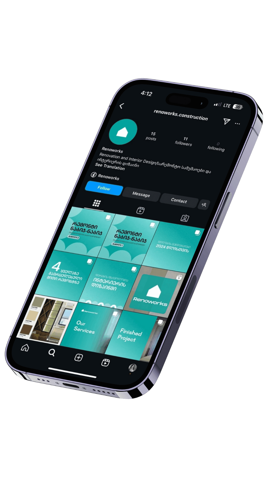 renoworks mobile mockup