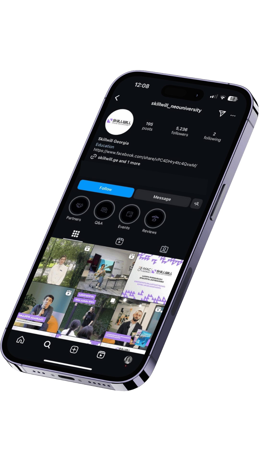 skilwill mobile mockup